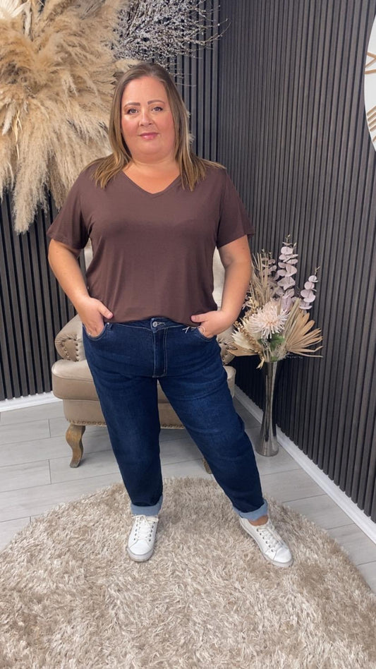 BEX T-SHIRT - BROWN