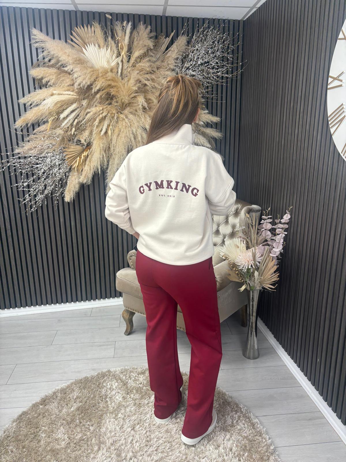 GYM KING 1/4 ZIP - BUTTERSCOTCH