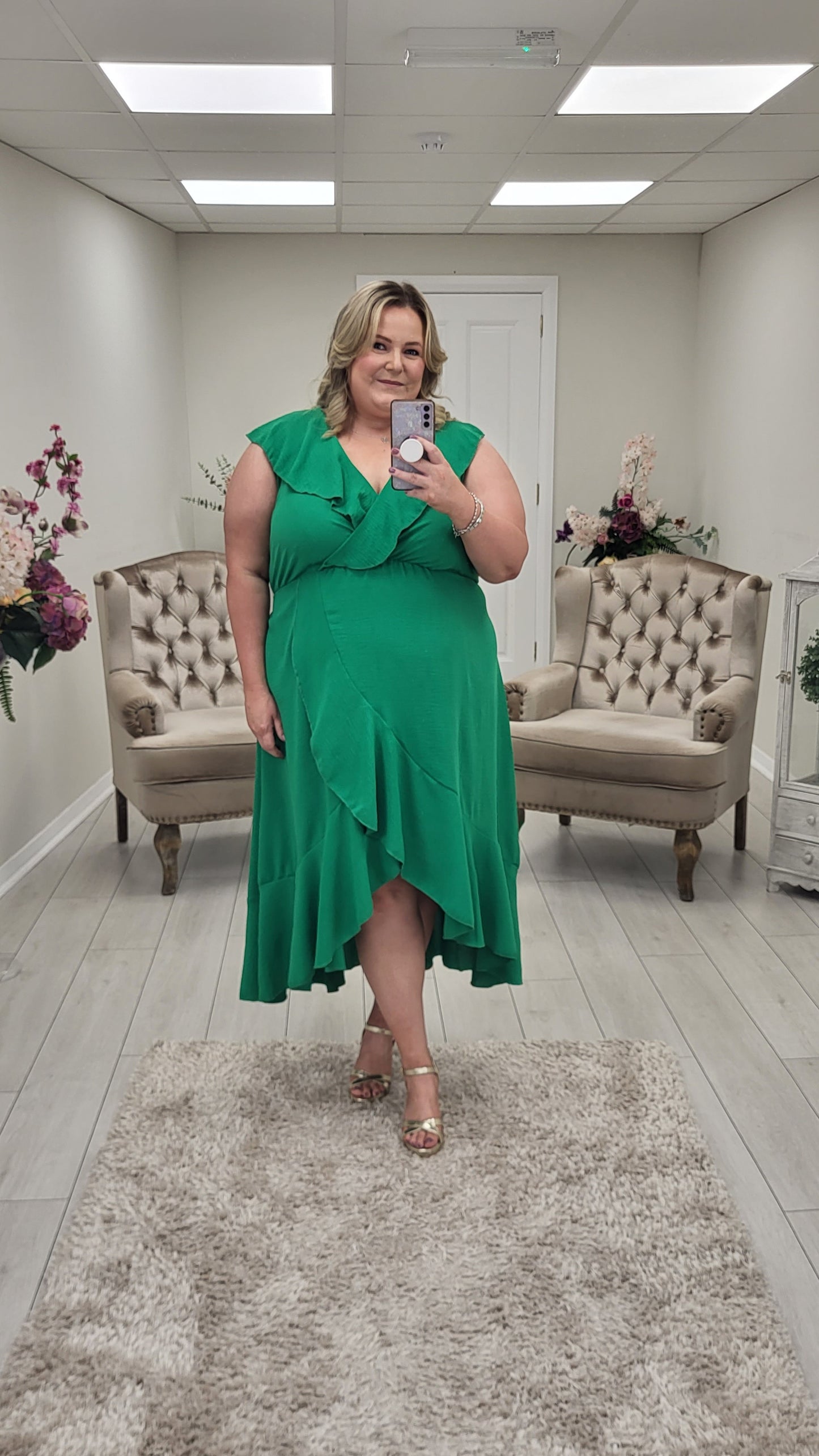 KIMBERLY DRESS - GREEN
