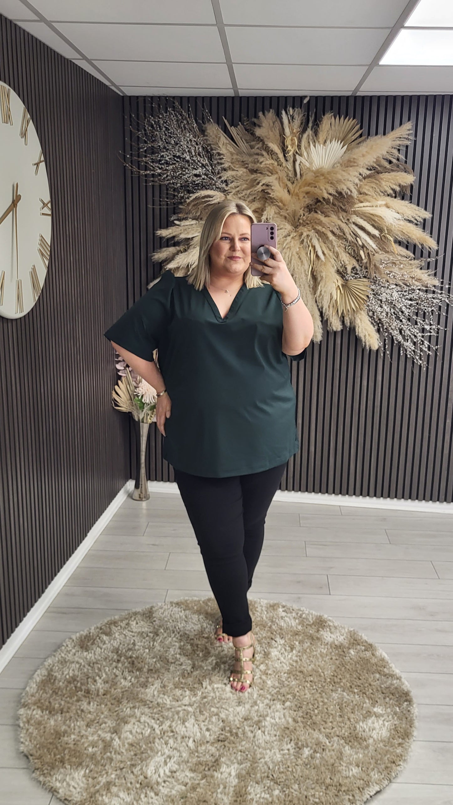 ISOLDIE TOP - GREEN