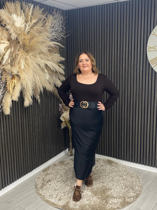AURORA TOP - BROWN