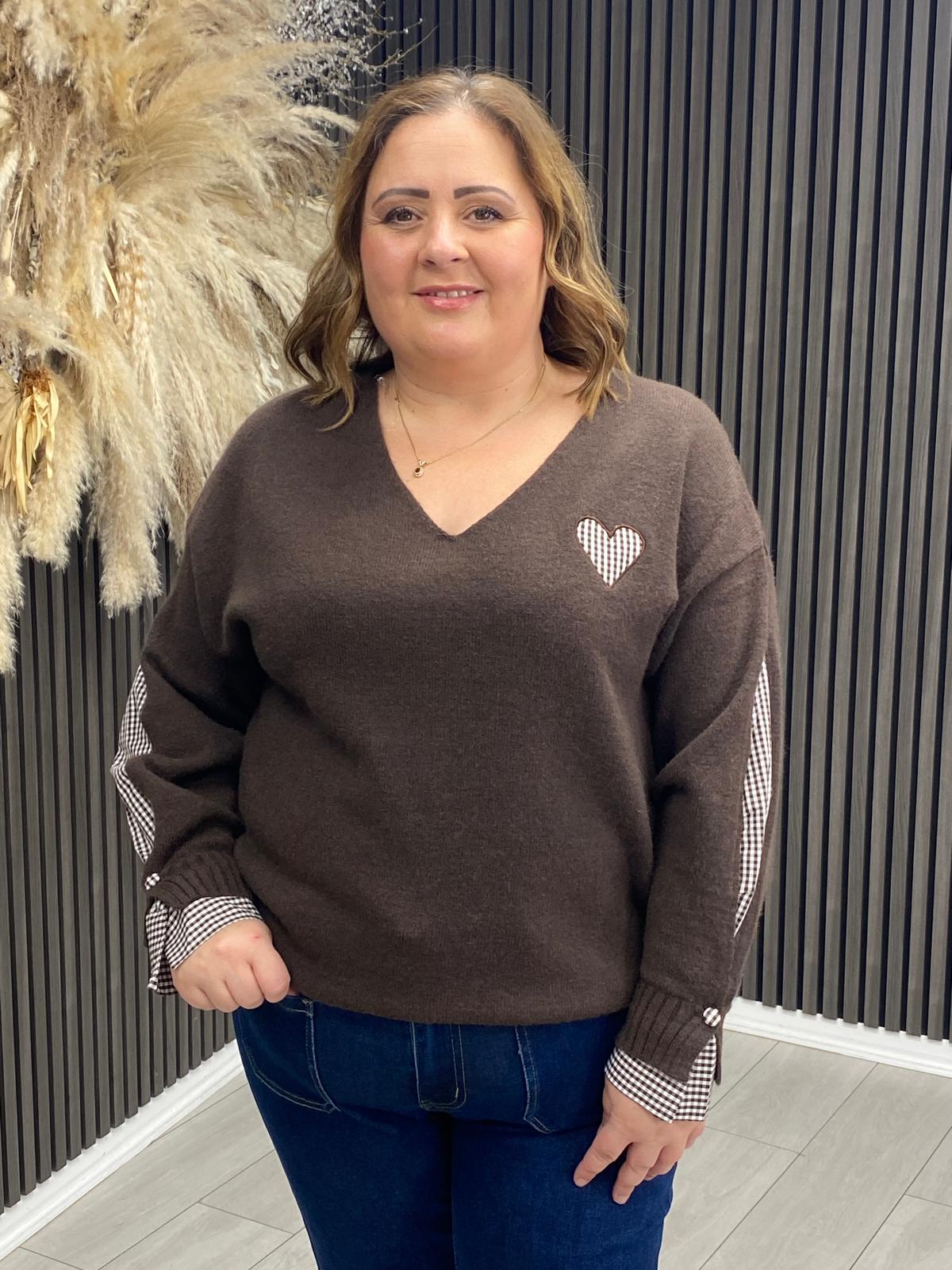 CECILIA JUMPER - BROWN