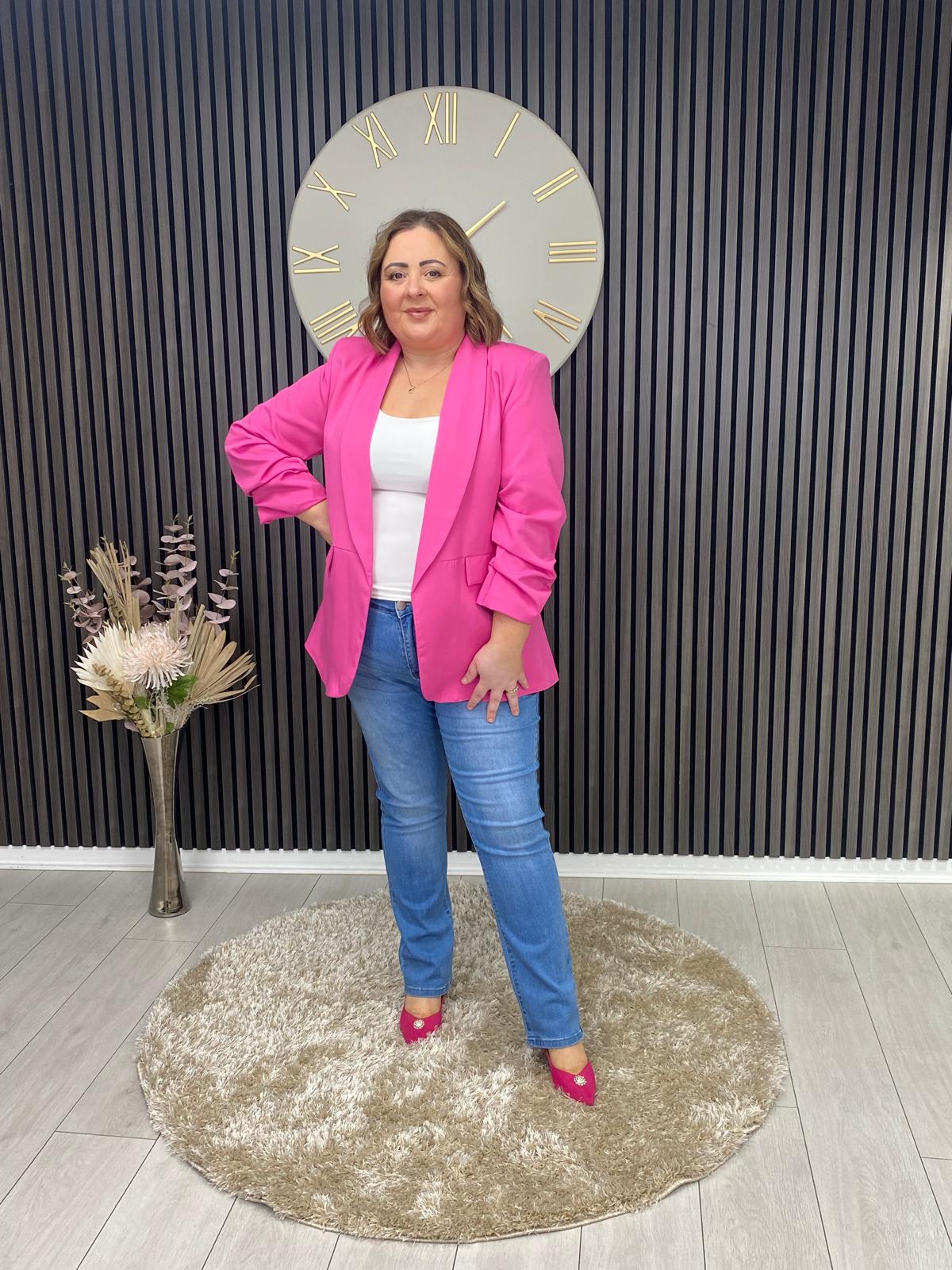 TANYA BLAZER - FUCHSIA