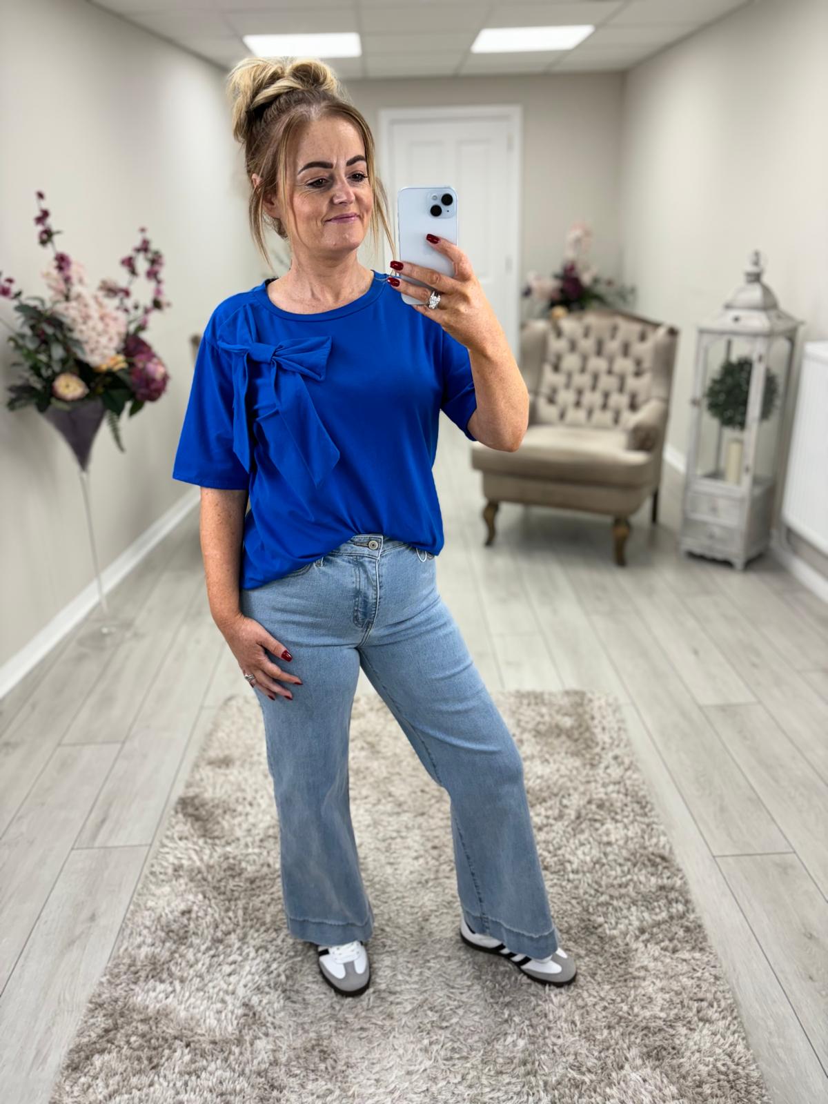 VALENE TOP - BLUE