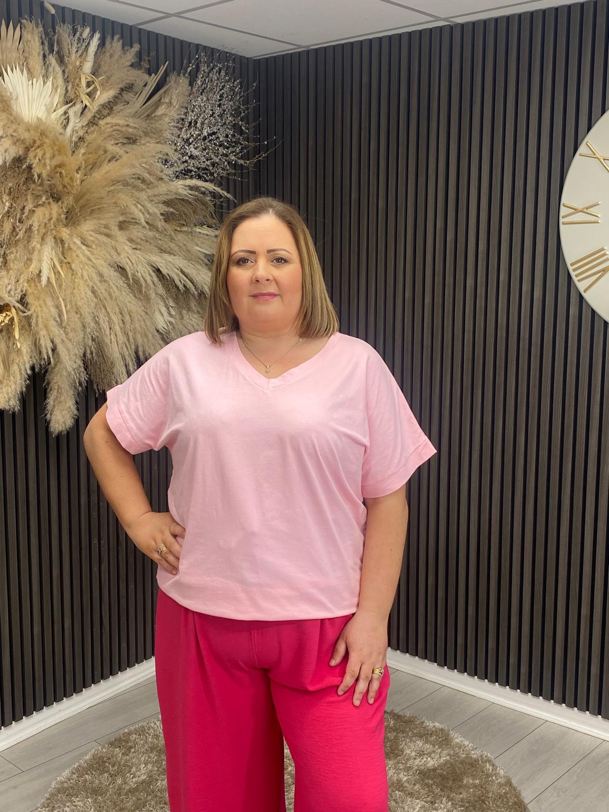 LILLIE T-SHIRT - LIGHT PINK