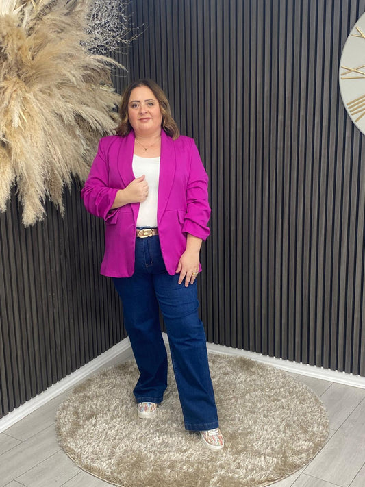 TANYA BLAZER - MAGENTA