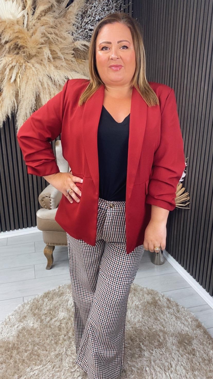 HENRIETTA TROUSERS - CHECKED