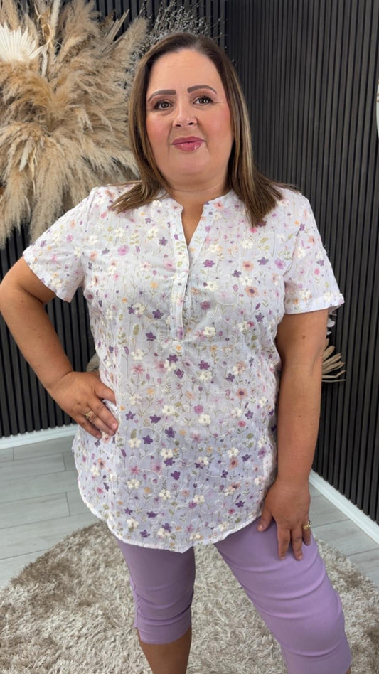 RIANA TOP - LILAC