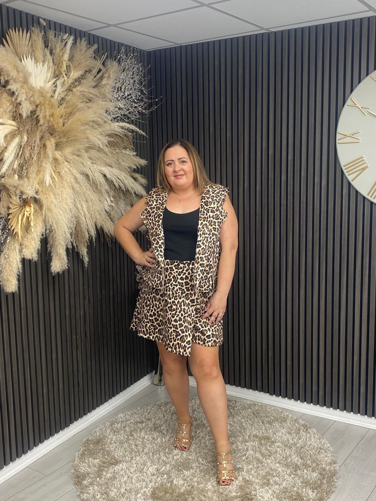 LAYA SKORT - LEOPARD