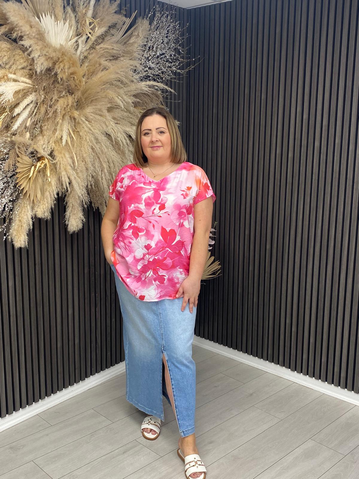 ROSALYN TOP - PINK