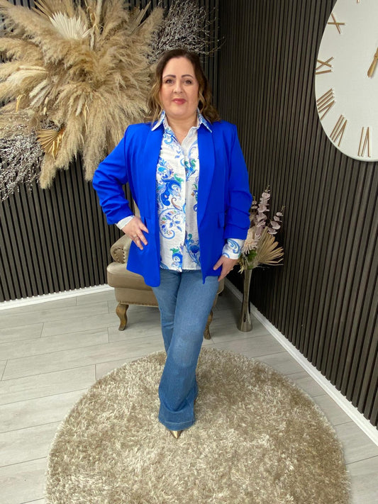 TANYA BLAZER - ROYAL BLUE