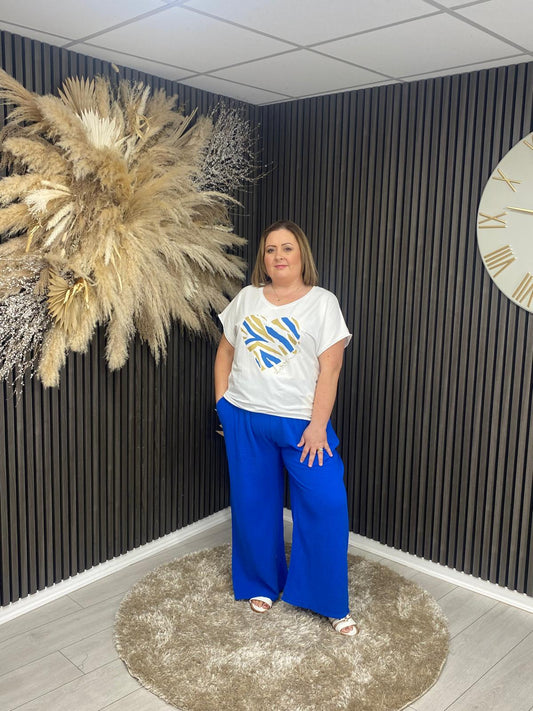 MERI T-SHIRT - BLUE