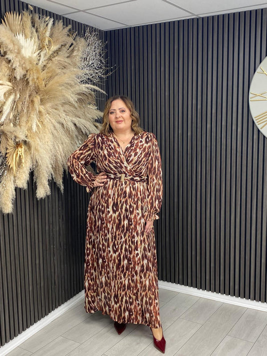 ARABELLA DRESS - ANIMAL PRINT