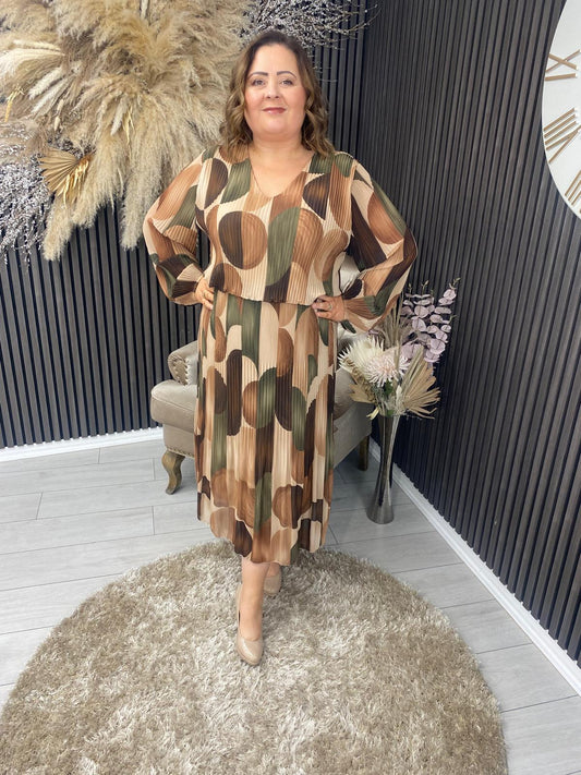 GISELLE DRESS - GREEN