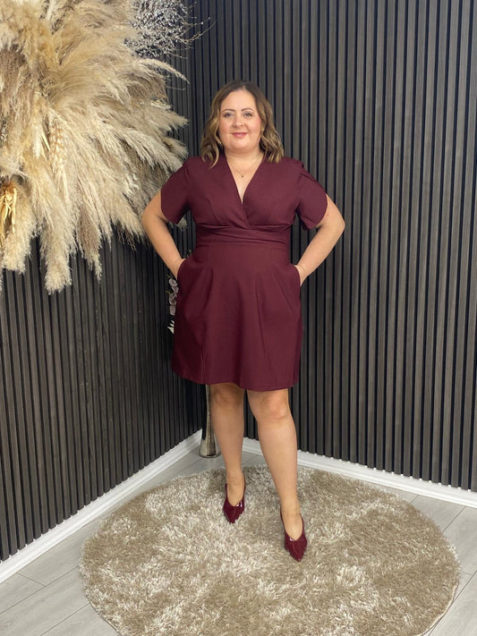 BRIDGET DRESS - BERRY