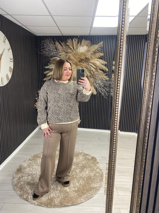 DEBBIE TROUSERS - TAUPE