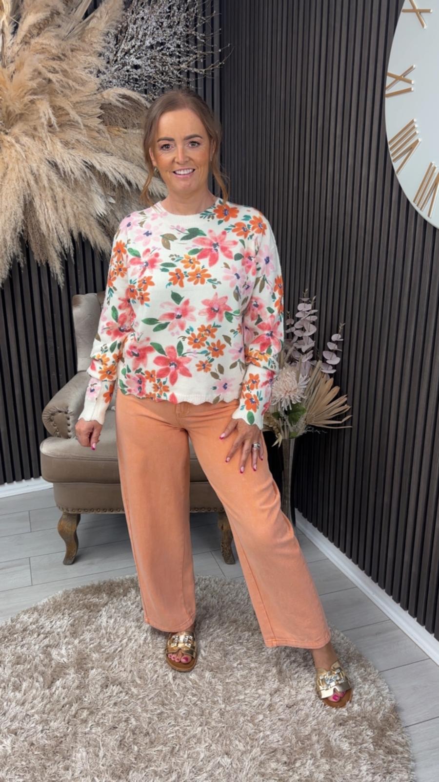 JEANIE JEANS - ORANGE