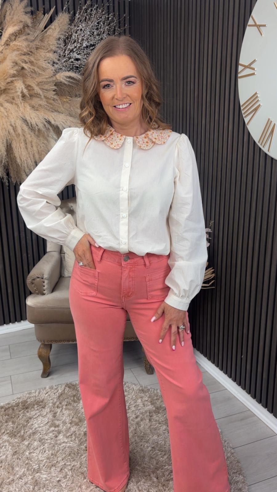 NARISSA SHIRT - CREAM