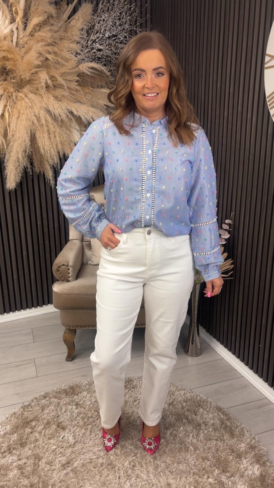 RUTH SHIRT - BLUE