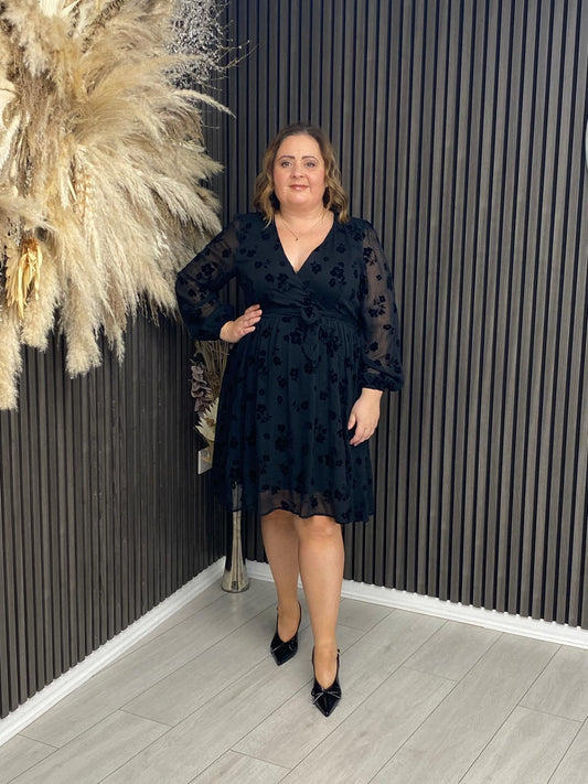 MARJORIE DRESS - BLACK