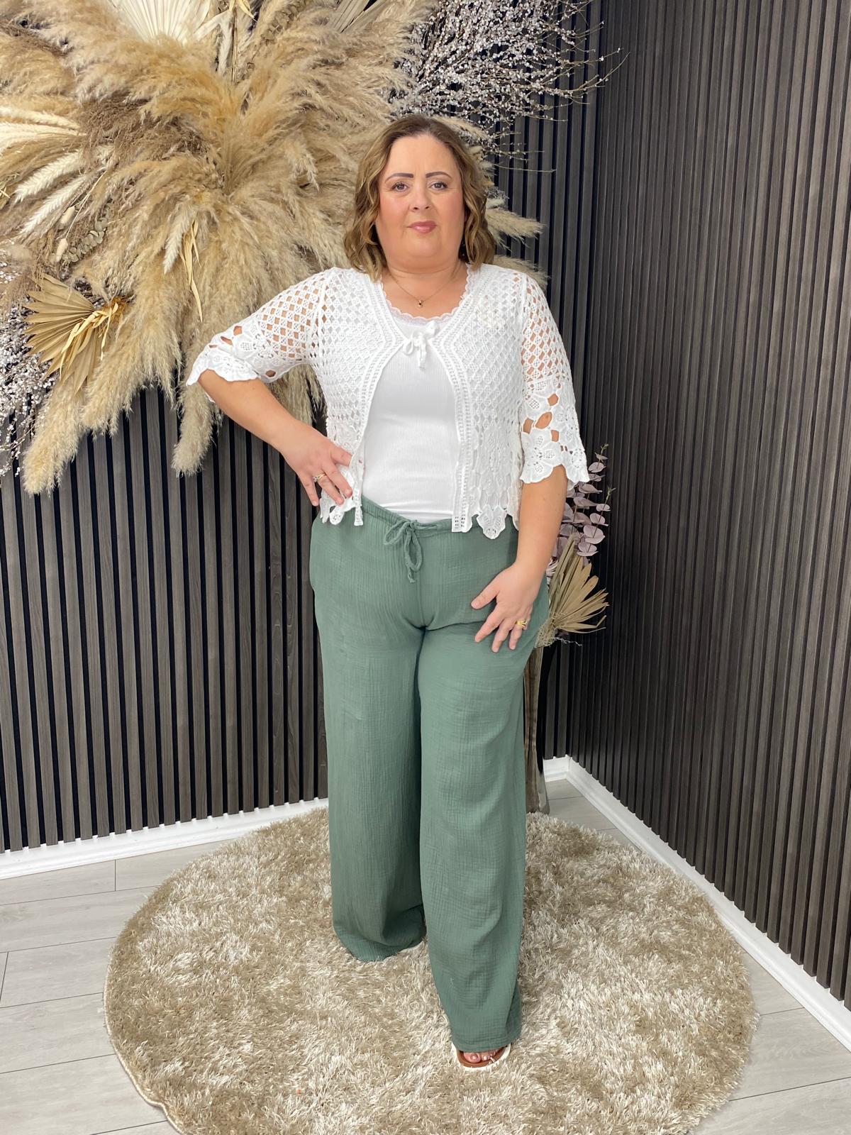 RENAE TROUSER - KHAKI