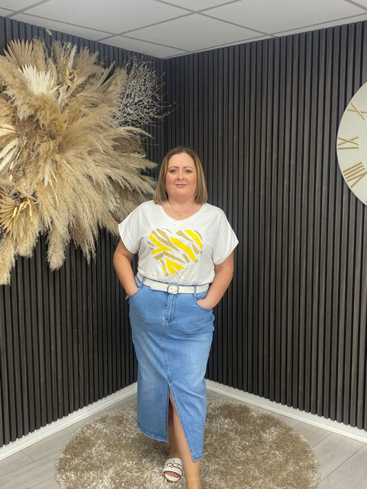 MERI T-SHIRT - YELLOW