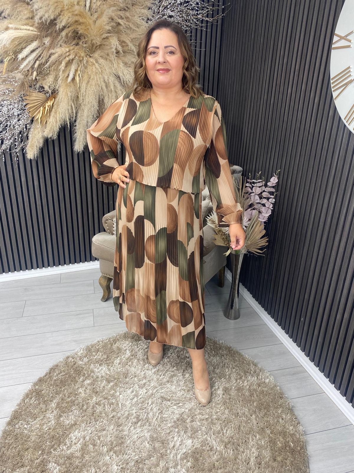 GISELLE DRESS - GREEN