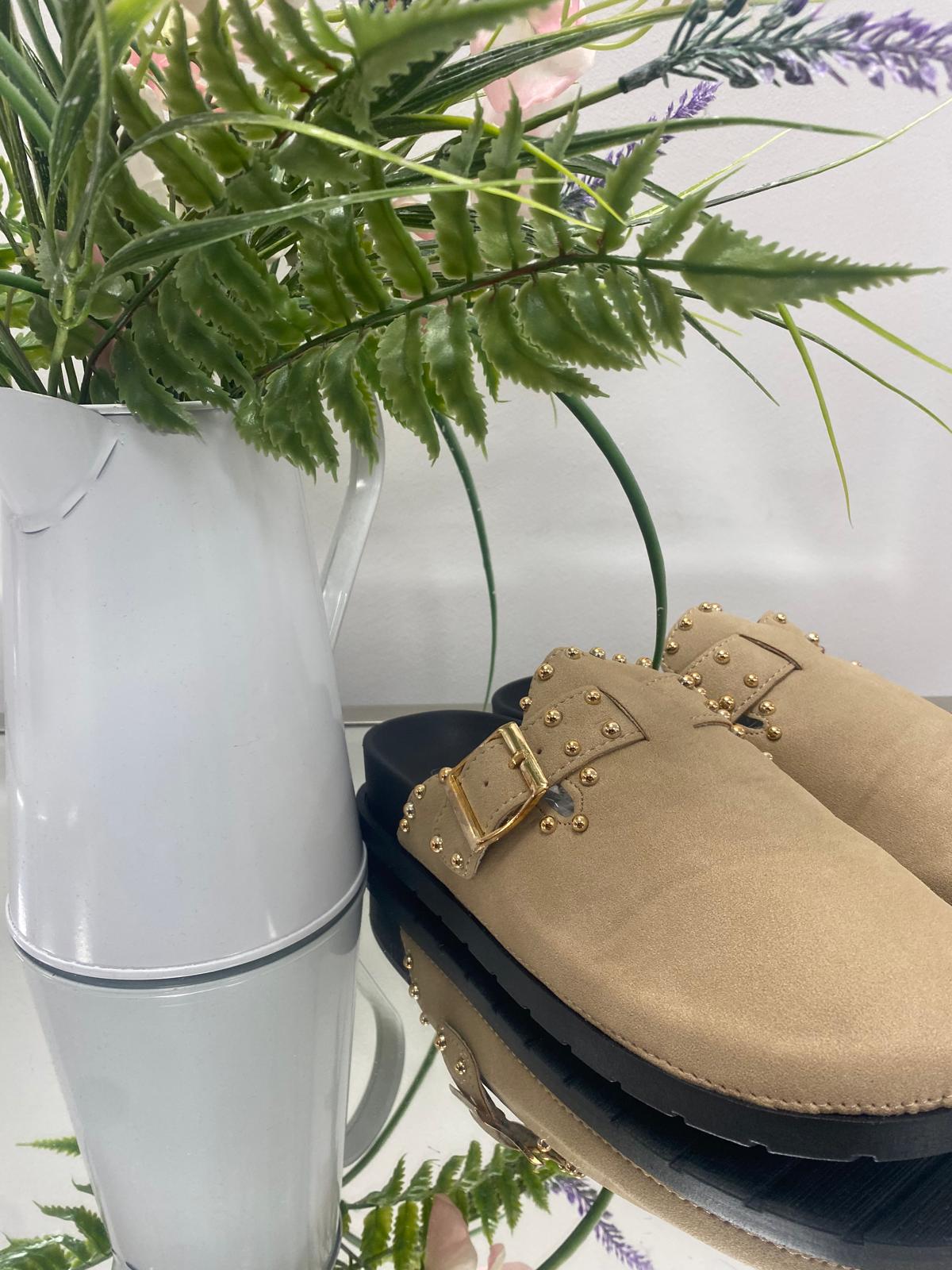 BETHANY MULE -BEIGE