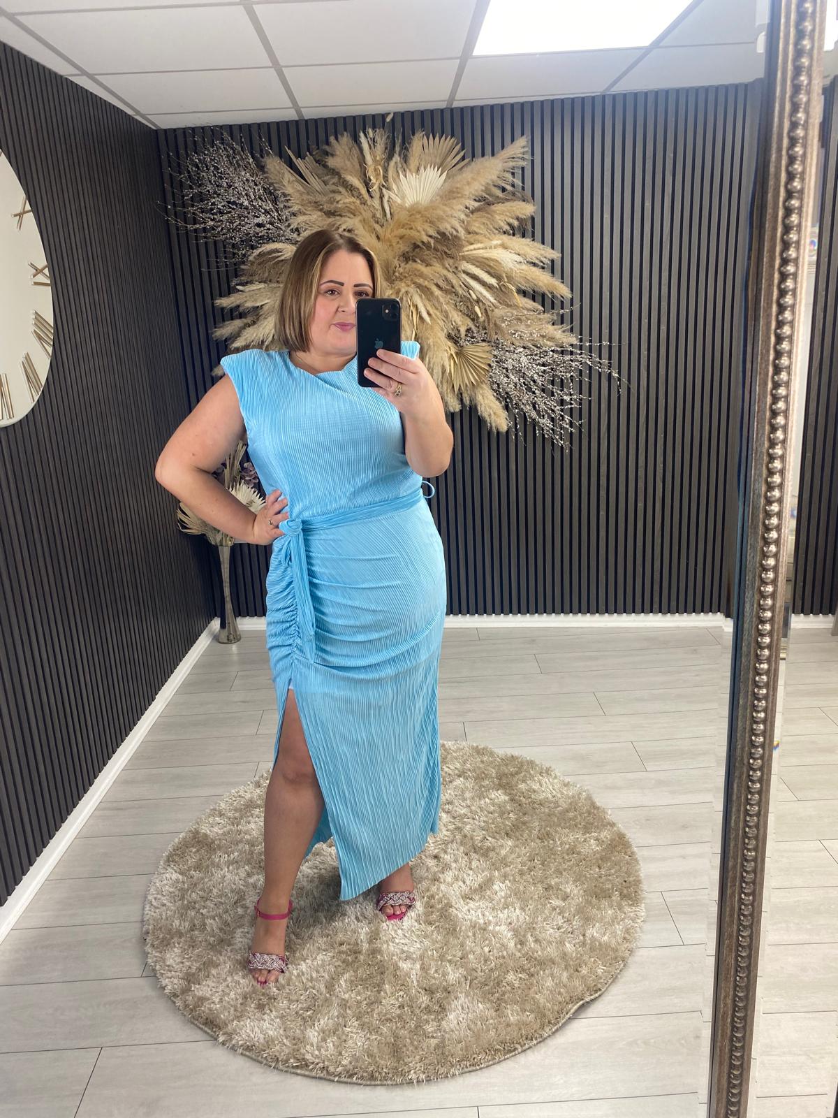 ELENA DRESS - SKY BLUE