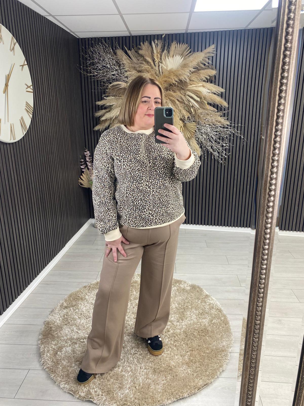 DEBBIE TROUSERS - TAUPE