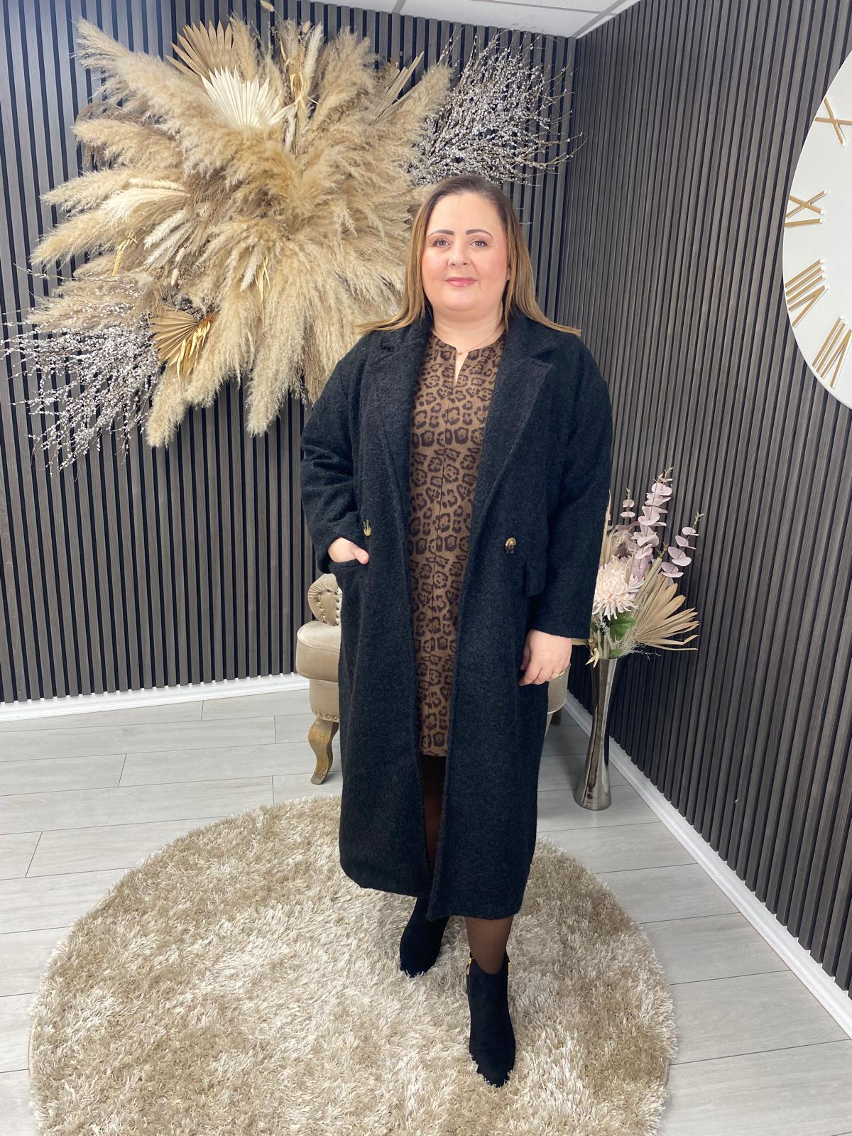 LARA MARIE COAT - BLACK