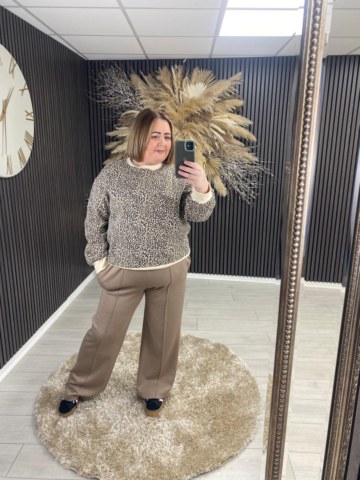 DEBBIE TROUSERS - TAUPE