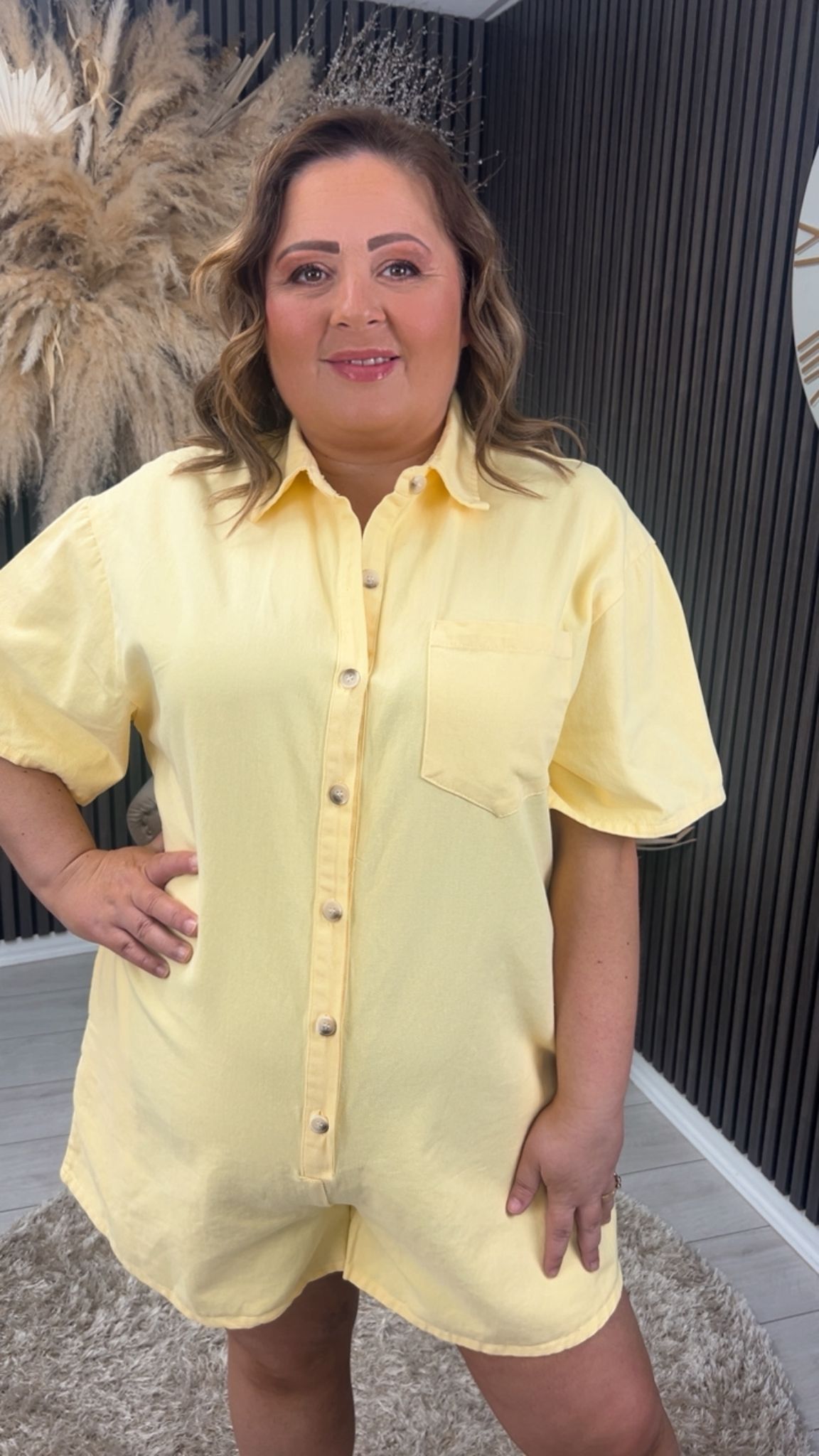 ELLIE PLAYSUIT - YELLOW