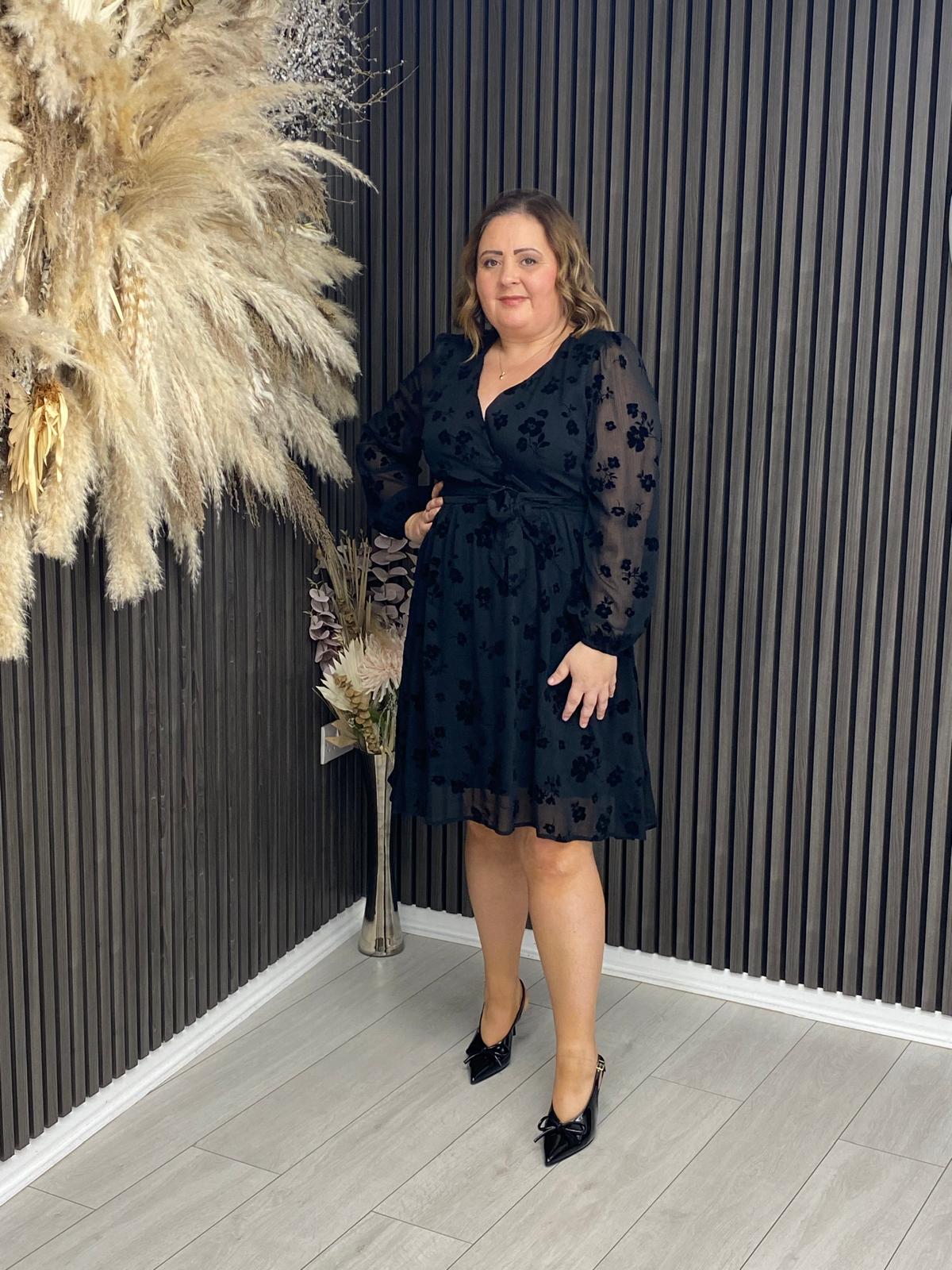 MARJORIE DRESS - BLACK