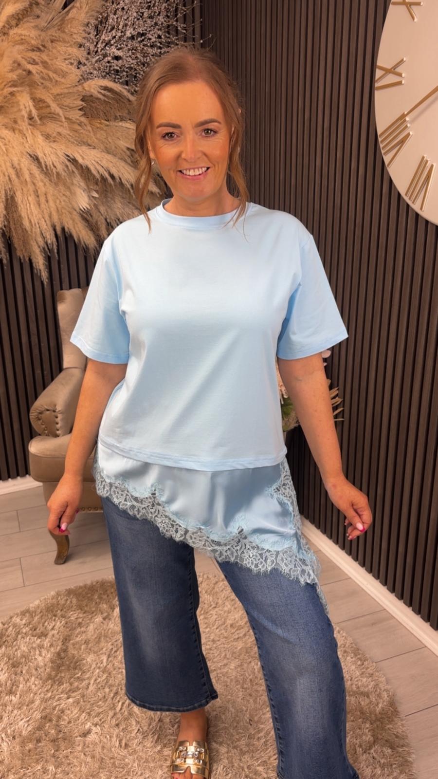 GEORGINA TOP - BLUE