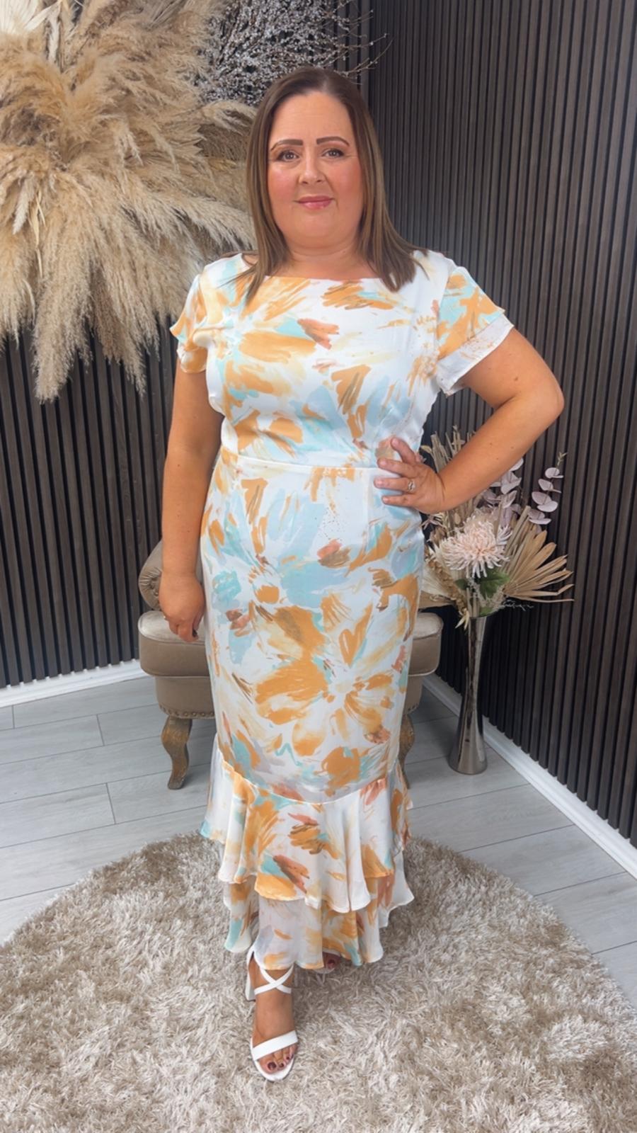 ROXY DRESS - ORANGE