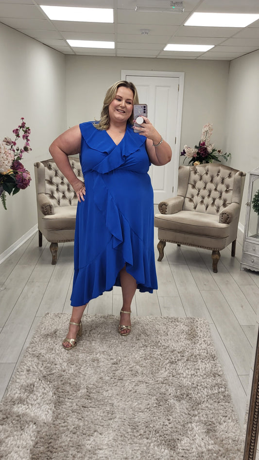 KIMBERLY DRESS - ROYAL BLUE