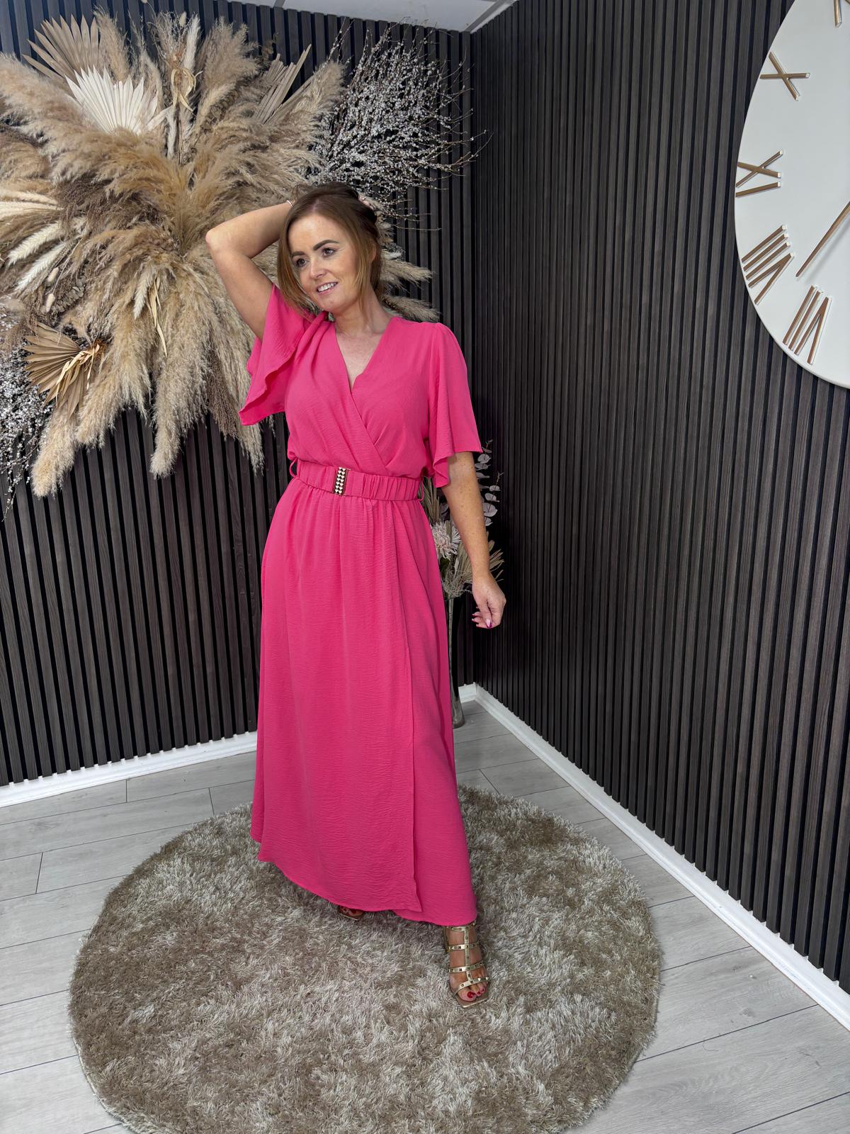 JOANNA DRESS - FUCHSIA
