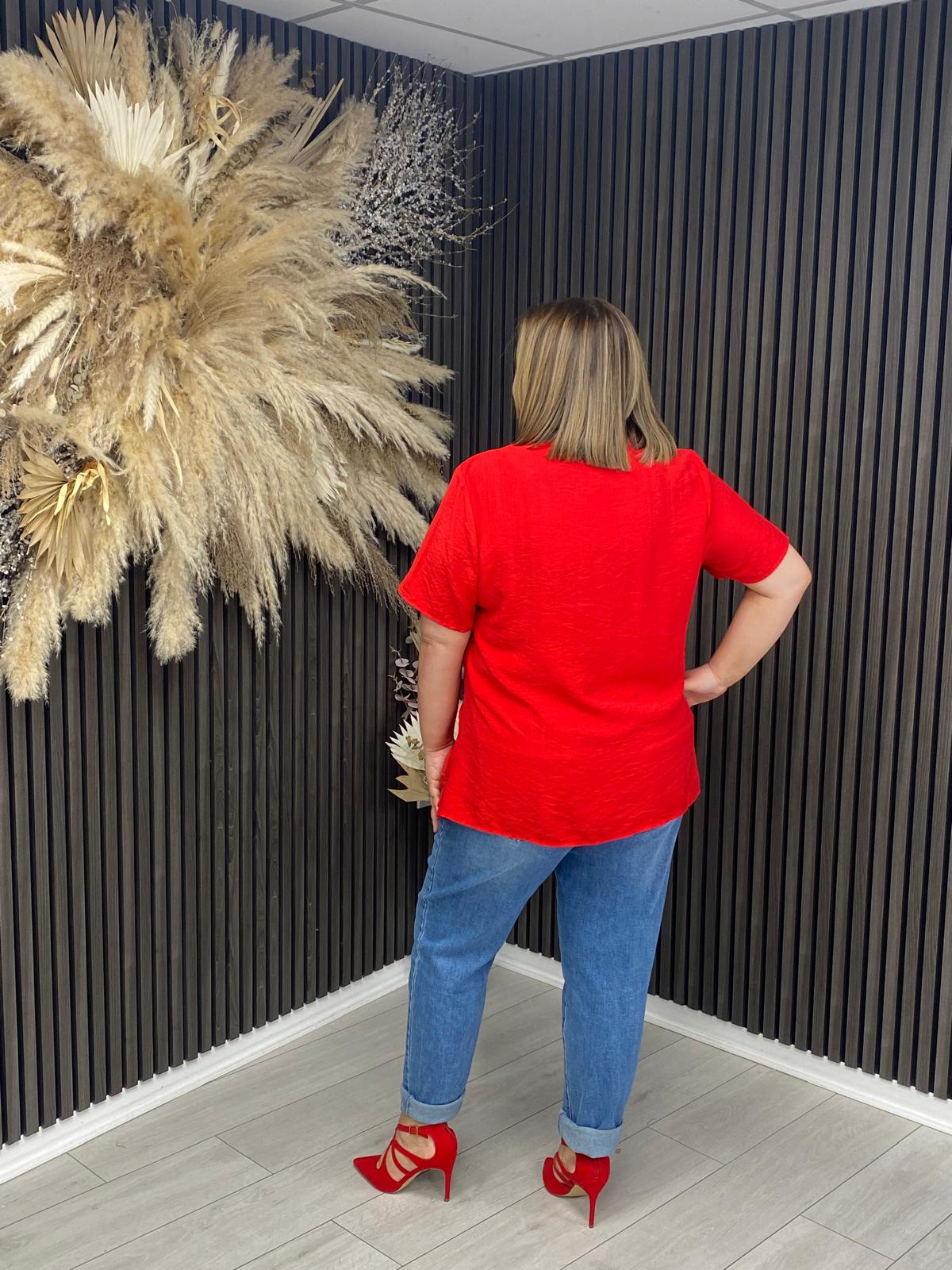 CORALINE TOP - RED