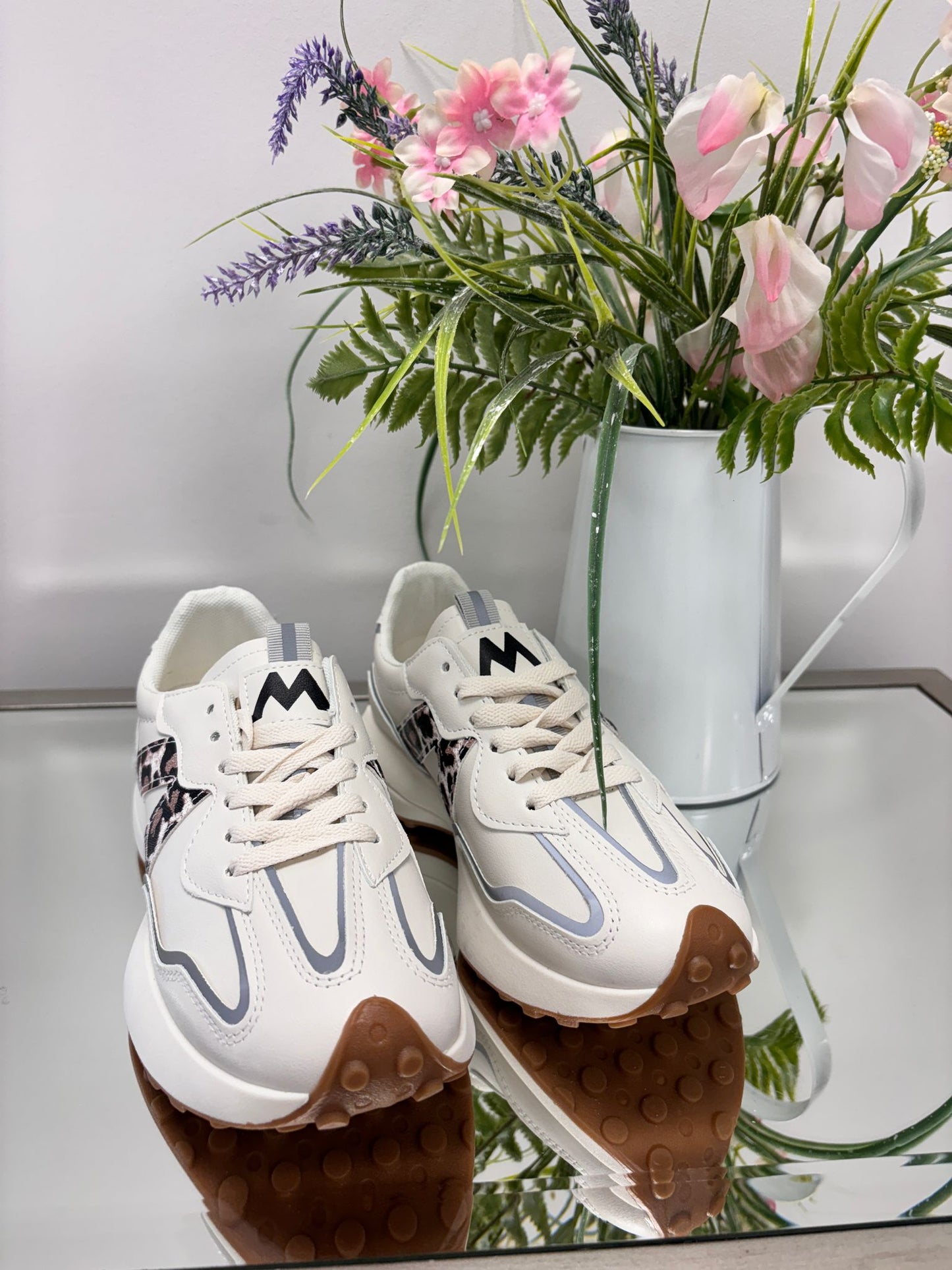 RAYA TRAINERS - WHITE/ANIMAL