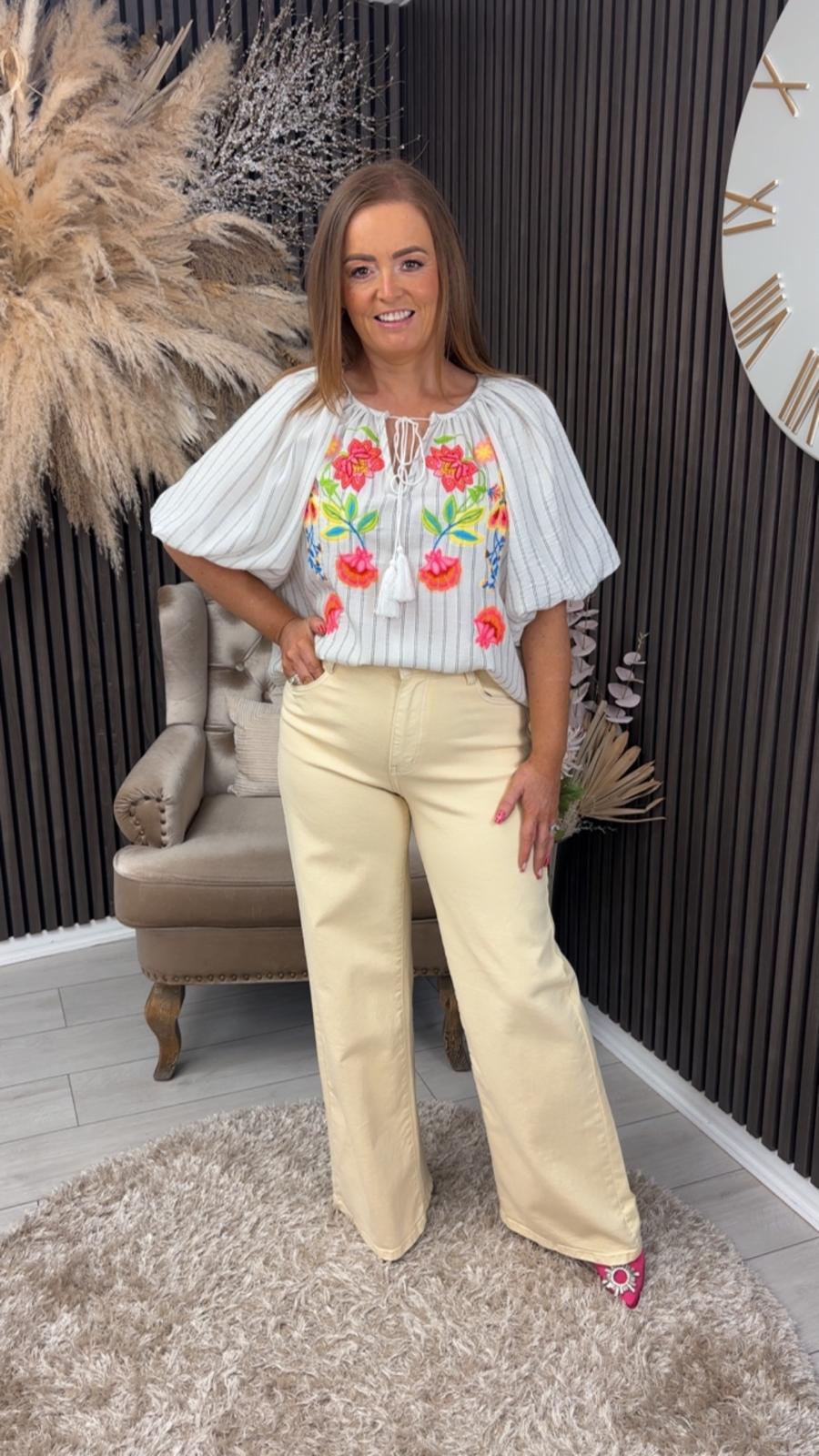 GRAINNE TOP - CREAM