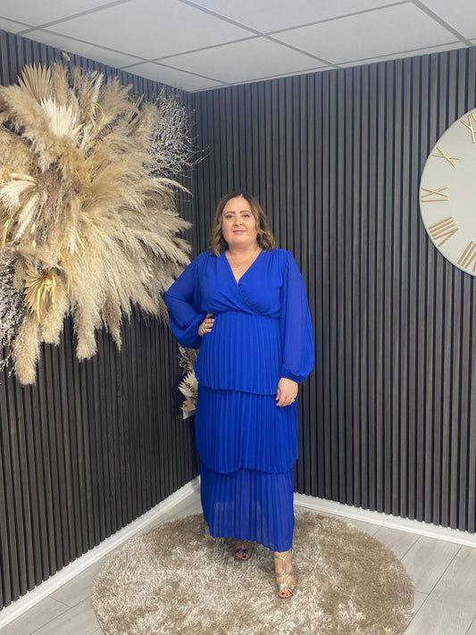JO JO DRESS - ROYAL BLUE