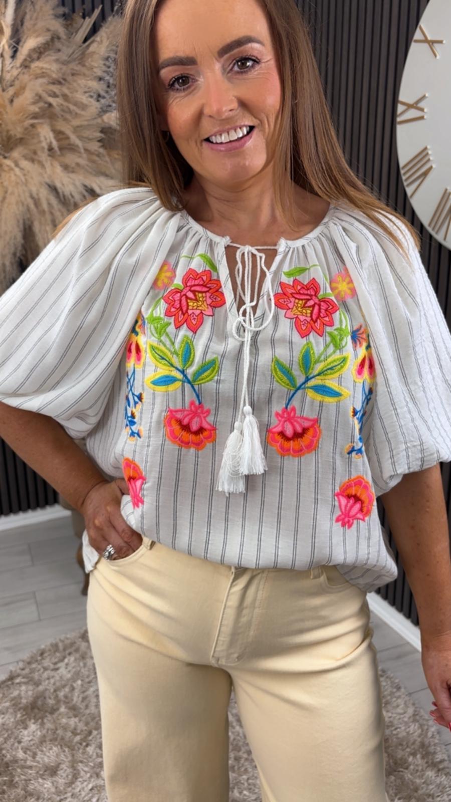 GRAINNE TOP - CREAM