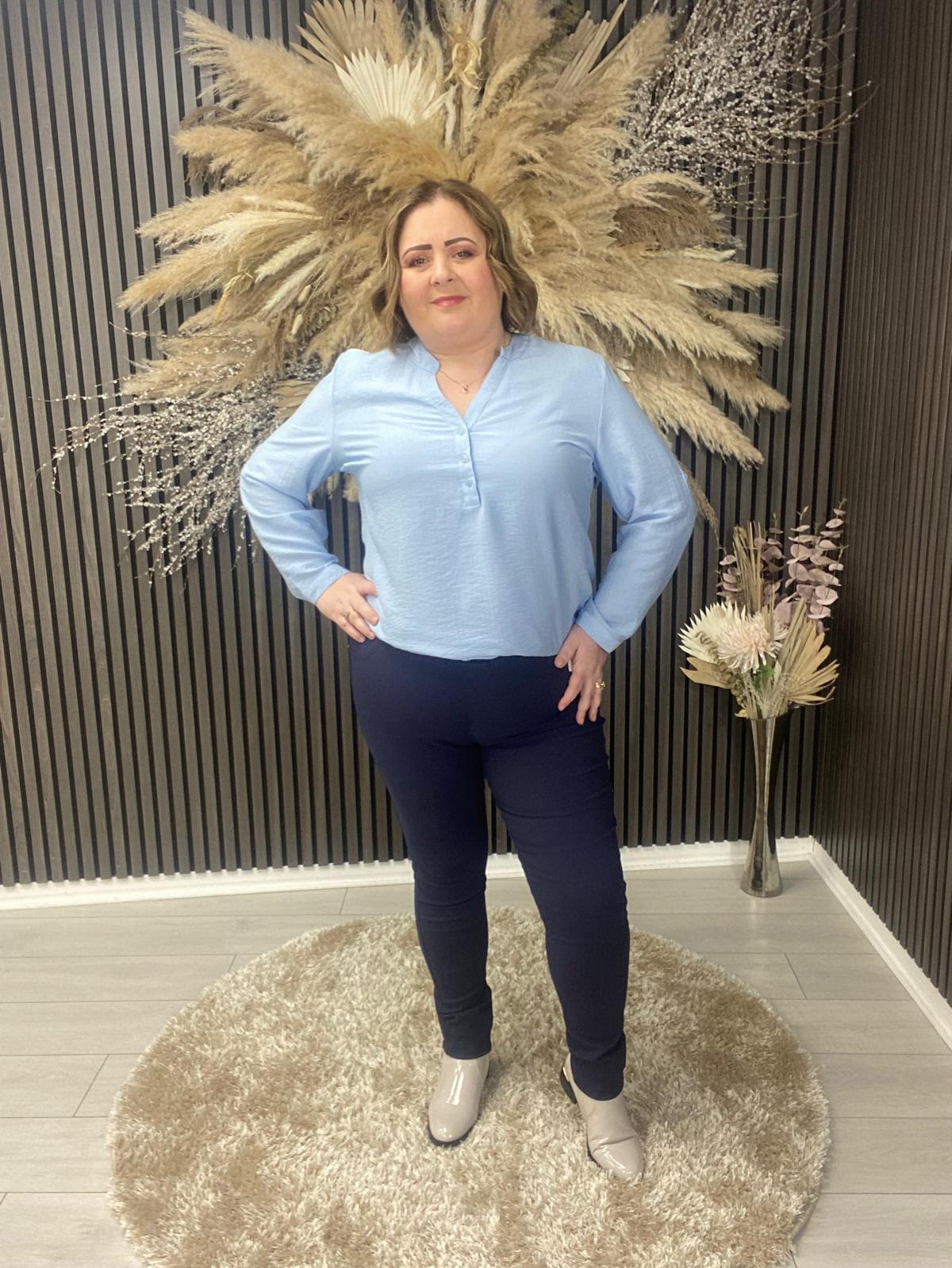 ELIZA TOP - BLUE