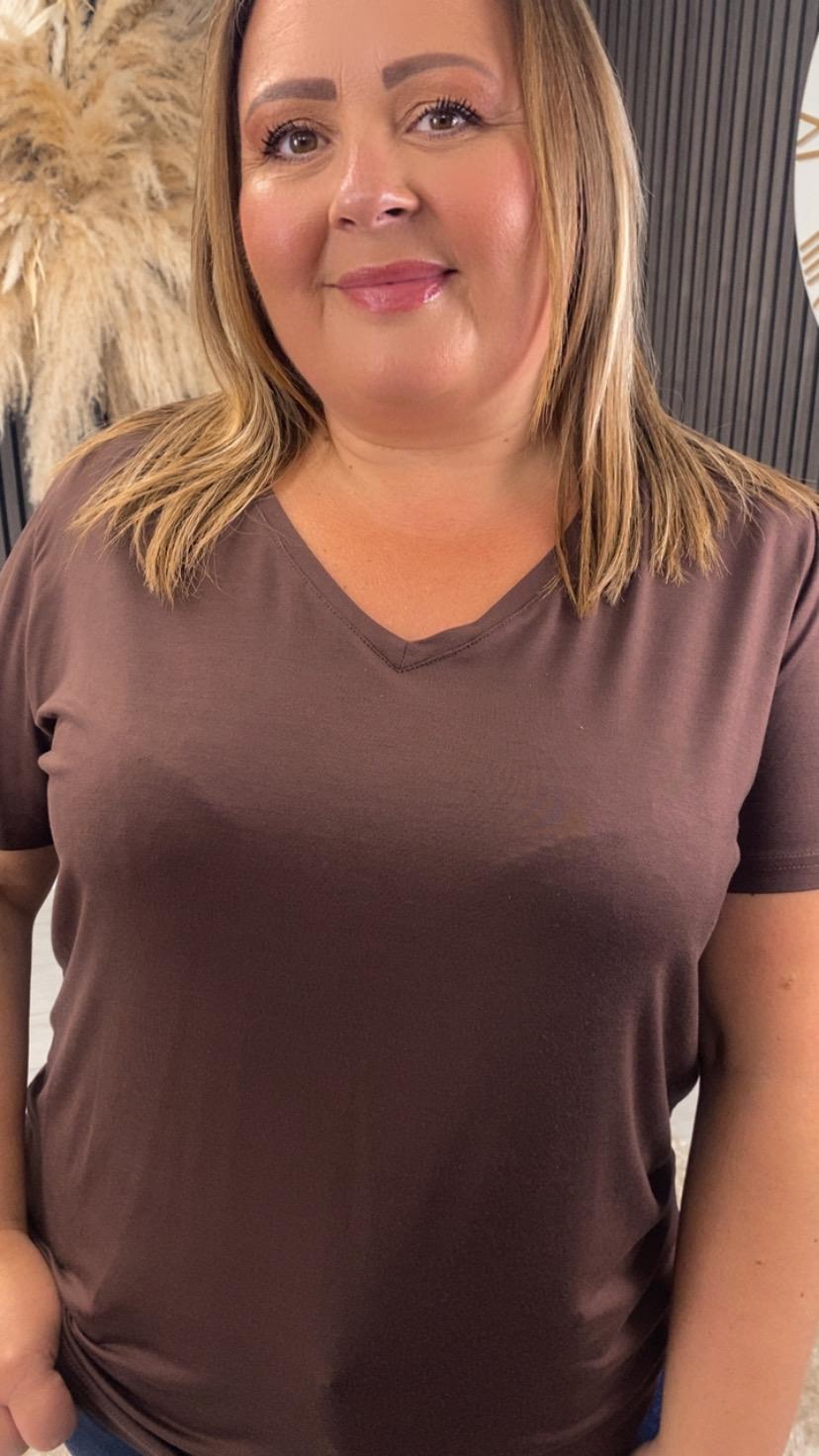 BEX T-SHIRT - BROWN