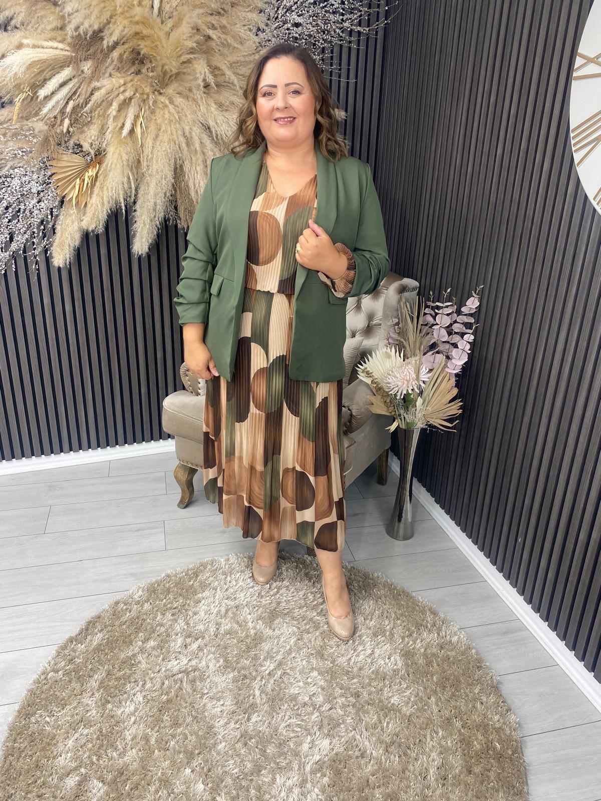 GISELLE DRESS - GREEN