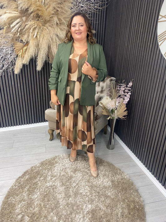 TANYA BLAZER - KHAKI