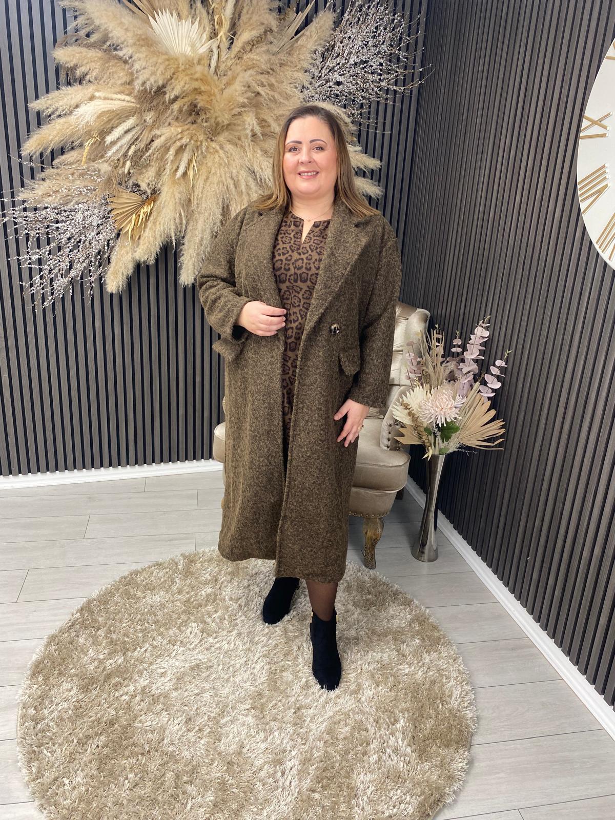 LARA MARIE COAT - BROWN