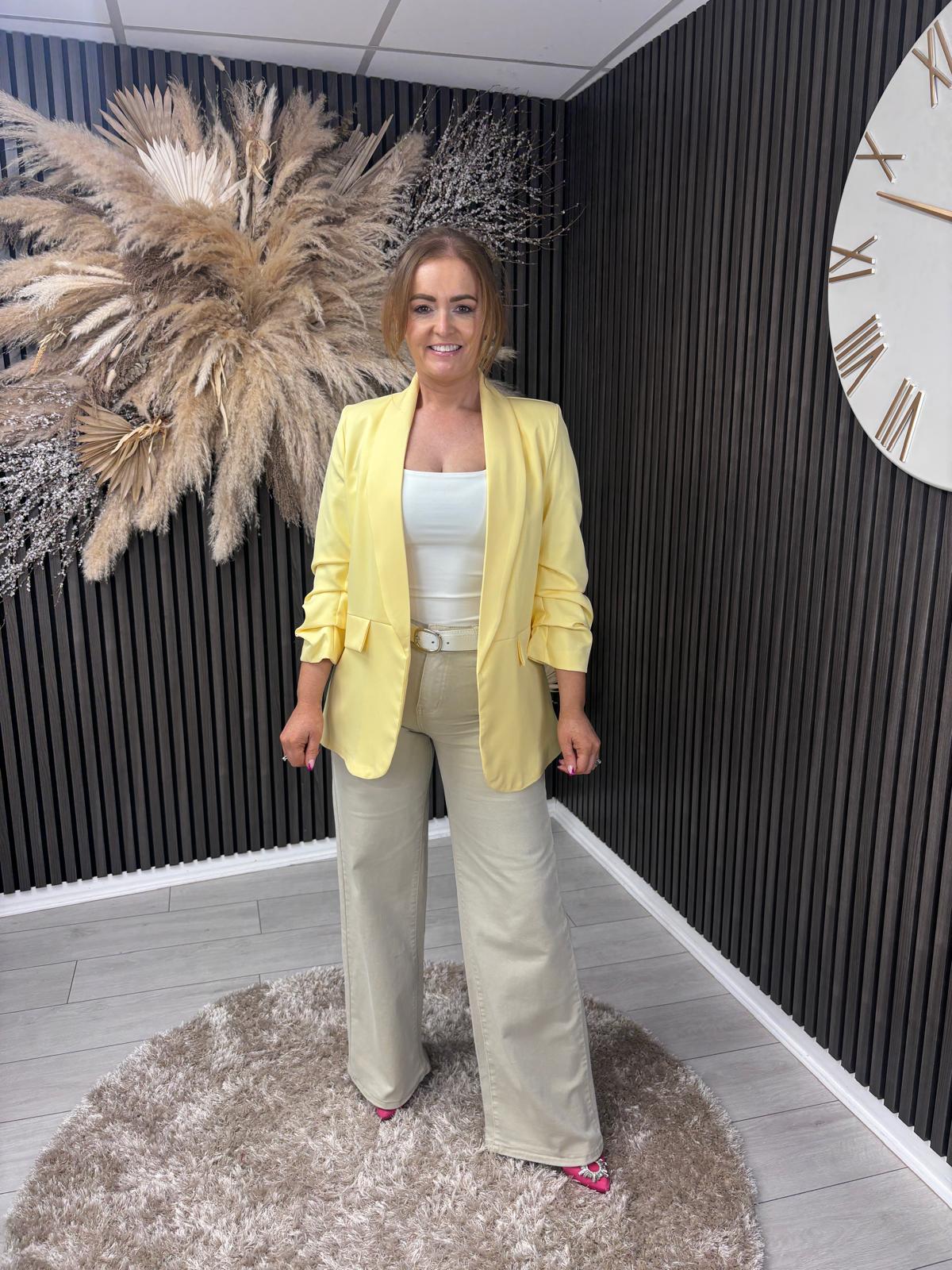 TANYA BLAZER - YELLOW