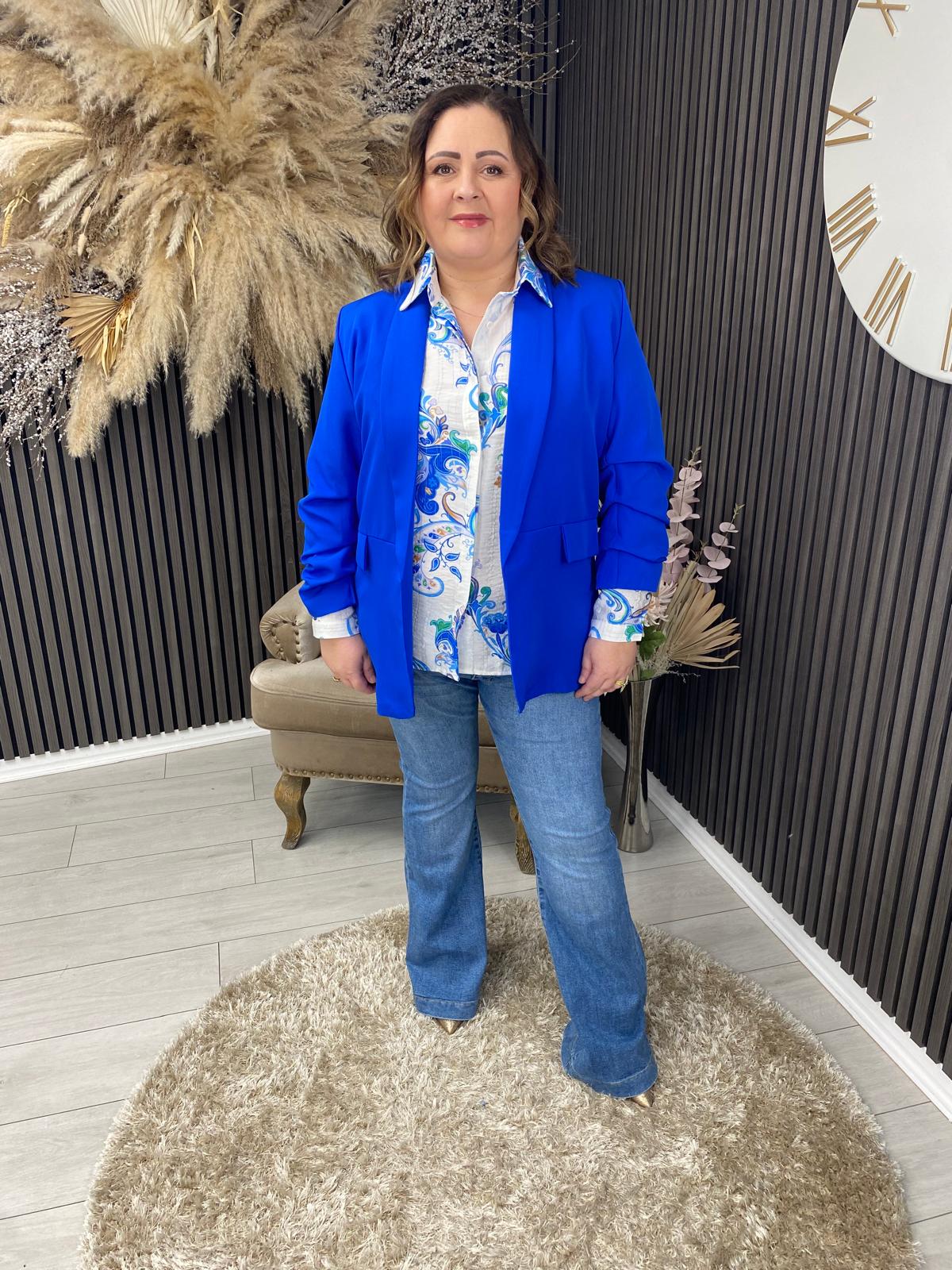 TANYA BLAZER - ROYAL BLUE